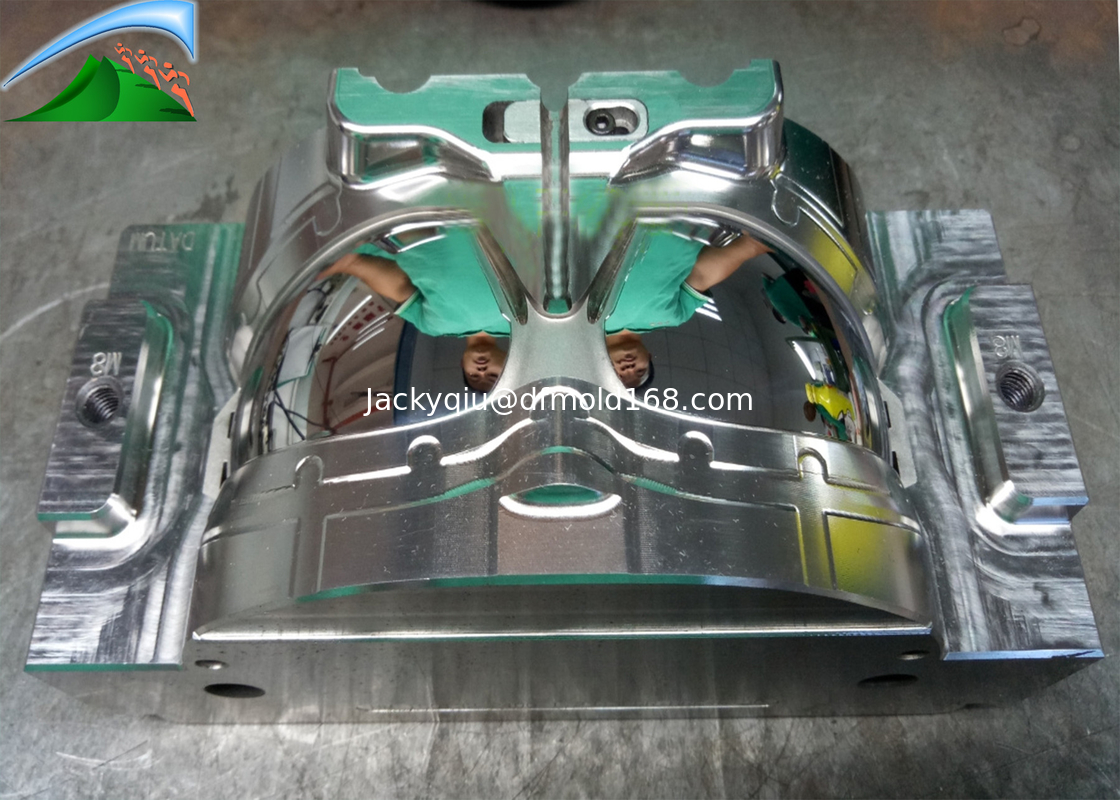 PVC+PC goggle Mould making from china, mirror polishing as ra: 0.002μm, custom goggle injection molds